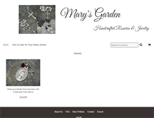 Tablet Screenshot of marysgardenjewelry.indiemade.com
